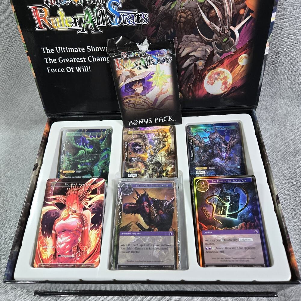 Force Of Will Vingolf Ruler All Stars Trading Card Game Rare Limited Boxed Set